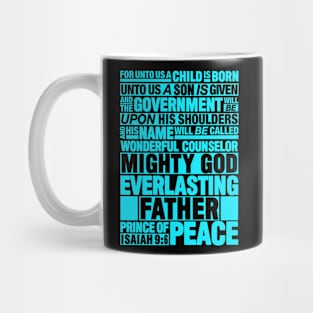 Isaiah 9:6 Prince of Peace Mug